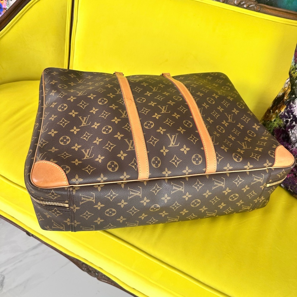 Louis Vuitton LV Travel Bag Sirius 55 Brown Monogram vintage excellent condition - Picture 9 of 11